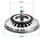 Grătar inox pt ventil 3 12 adânc M33A- CR