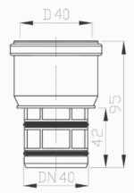 Mufa adaptor 4040 - CR