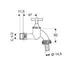 Robinet dublu serviciu 12 Comfort - Schell