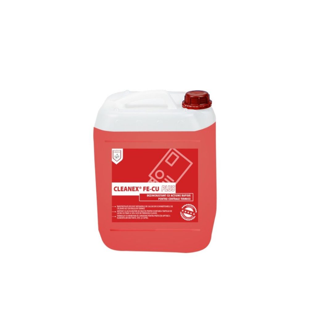 Dezincrustant cu actiune rapida pentru centrale termice - Cleanex Fe-Cu Plus 5 kg