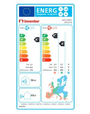 Invertor aparat AC split Aria WIFI AR5VI-09AR5VO-09 - 9000BTU