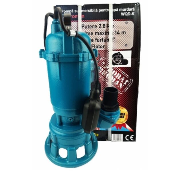 Pompă apă fosă fontă Cuțit Power Cut WQD-K - Broman