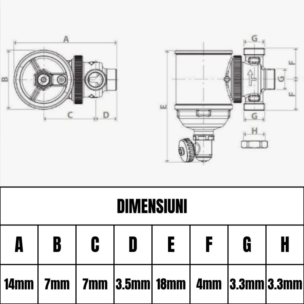 filtru antimag giacomini TABEL 1tol 1