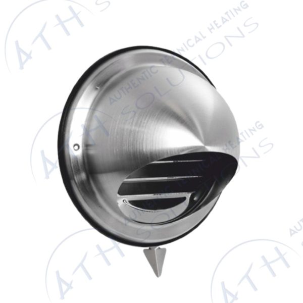 Grilaj ventilatie din inox cu flansa 200 mm Aria Aduro Heatpex